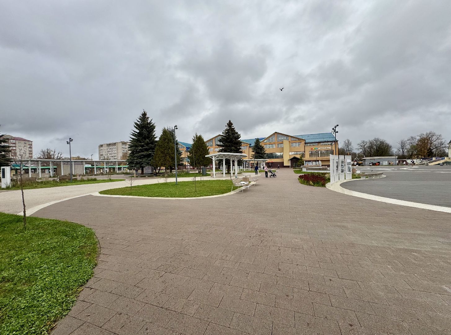 Сергиево-Посадский городской округ, Хотьково, благоустройство площади,