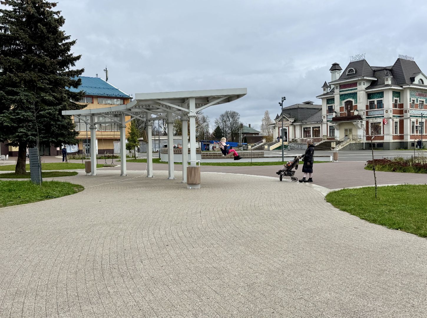 Сергиево-Посадский городской округ, Хотьково, благоустройство площади,
