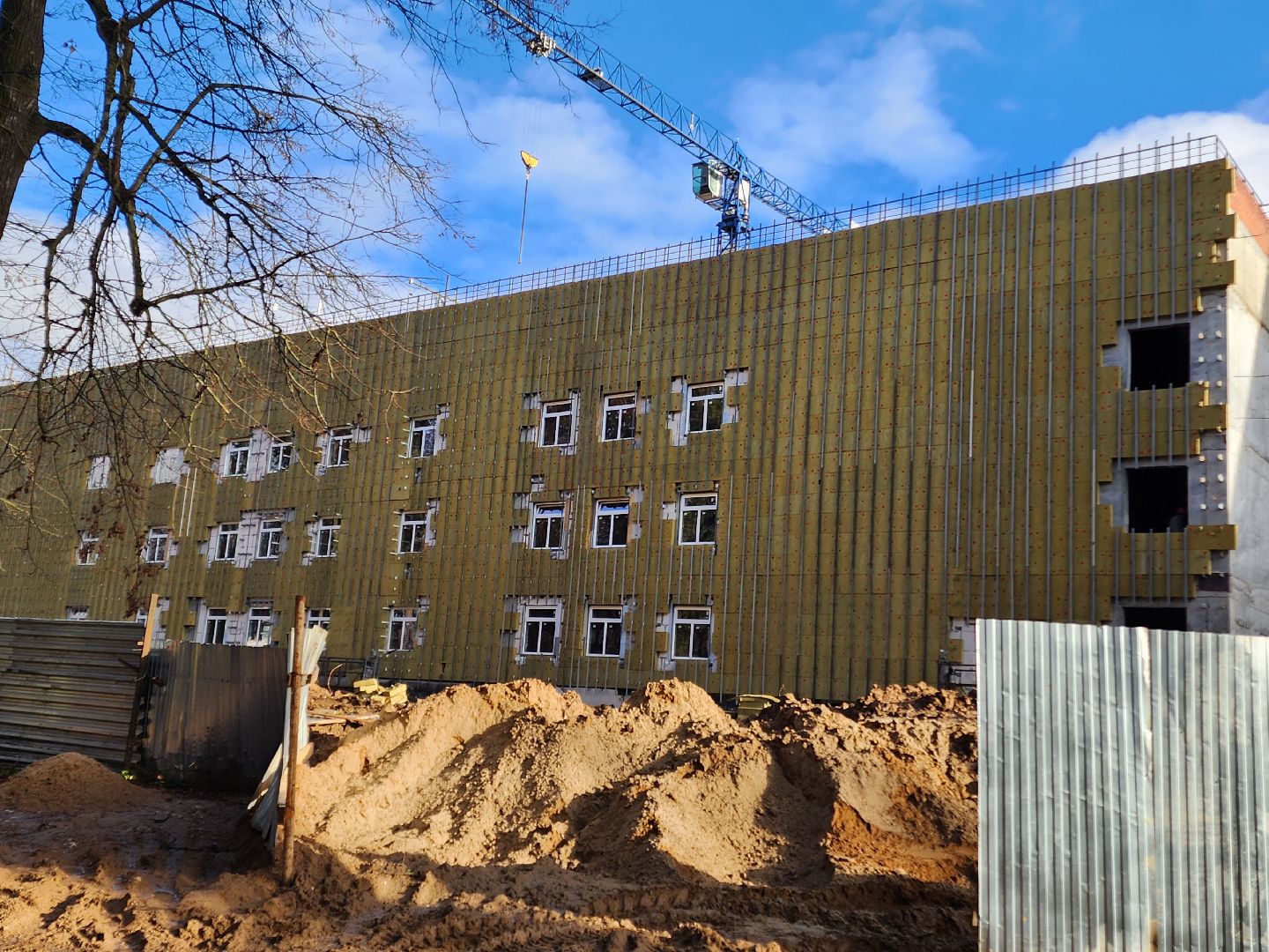 чехов, поселок мещерское, психиатрическая больница, новый лечебный корпус, строительство, реконструкция, фасадные работы, утепление фасада, гидроизоляция, вентилируемый фасад, внутренняя отделка помещений, остекление, возведение перегородок, инженерные сети, нацпроект здравоохранение, госпрограмма московской области,