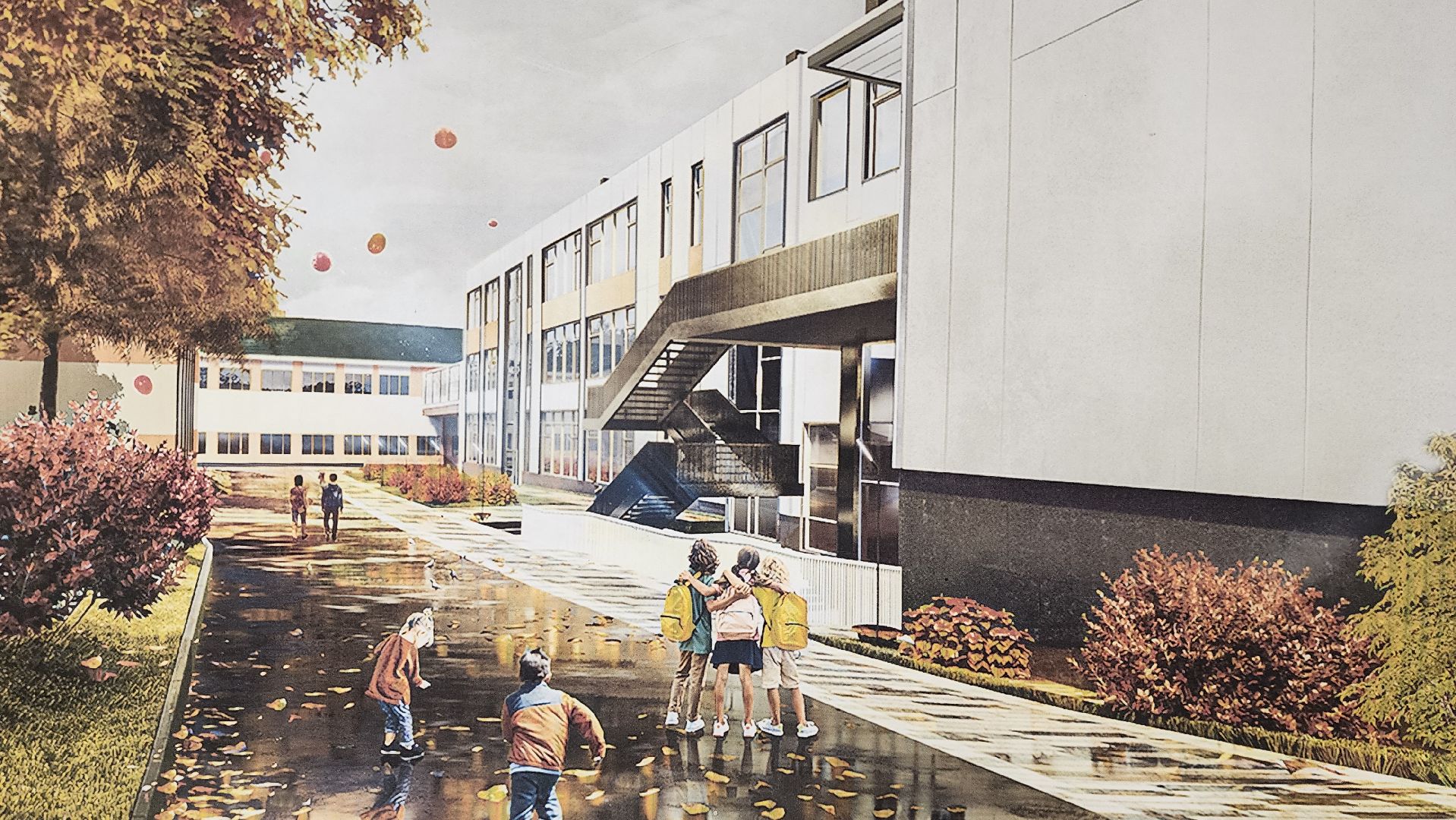 строительство школы, истра,