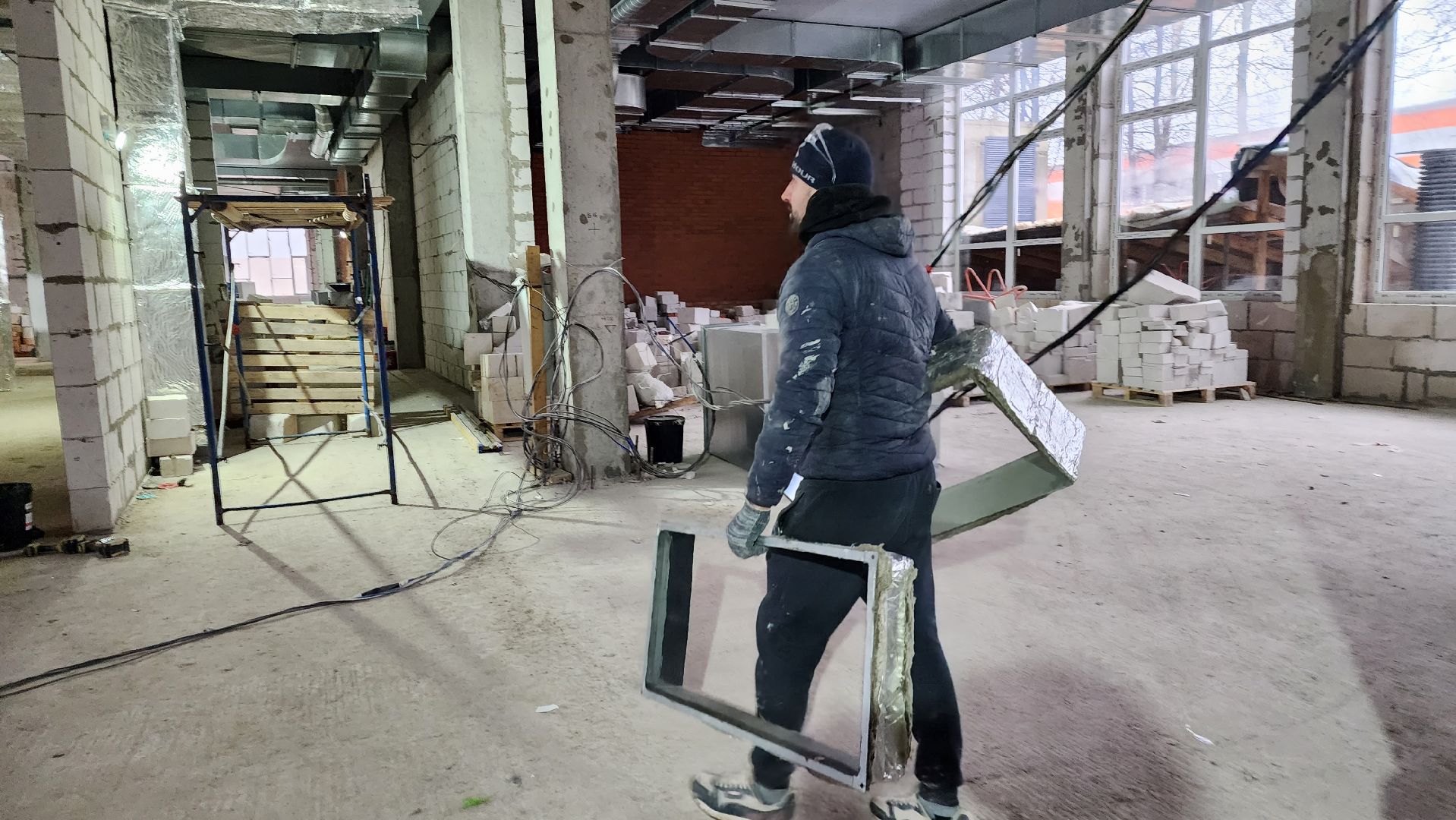 строительство школы, истра,