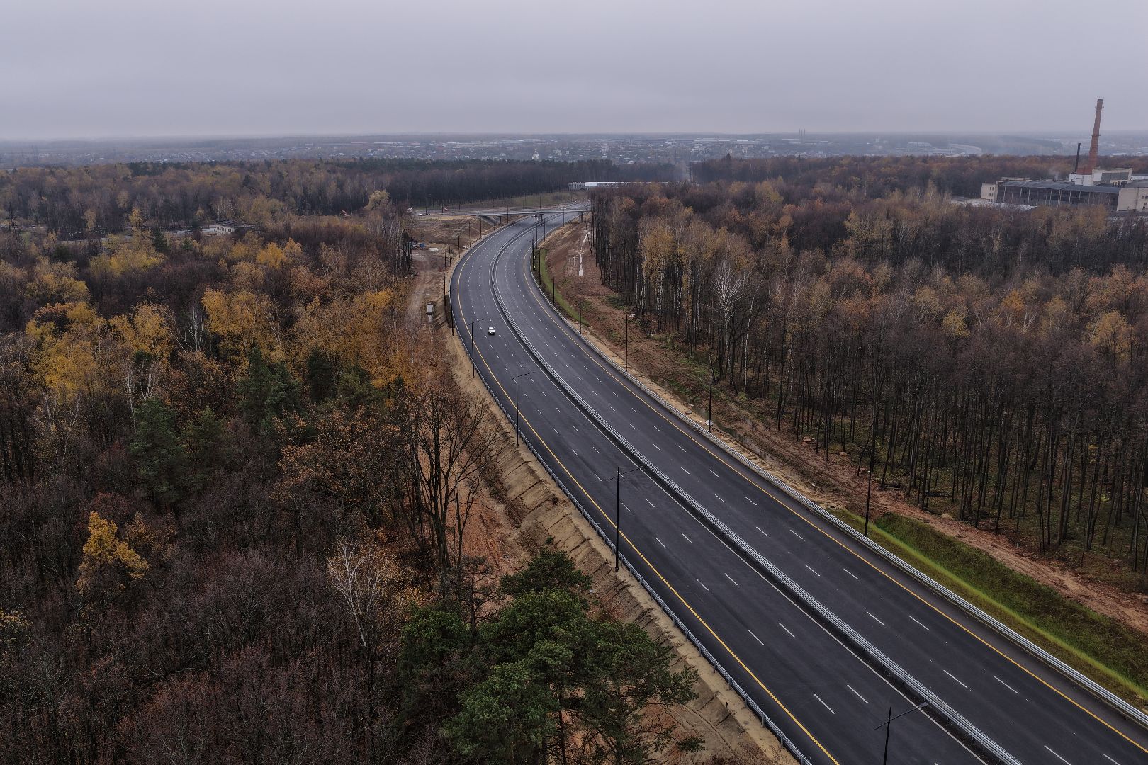 видео с коптера, юла, южно-лыткаринская автодорога,