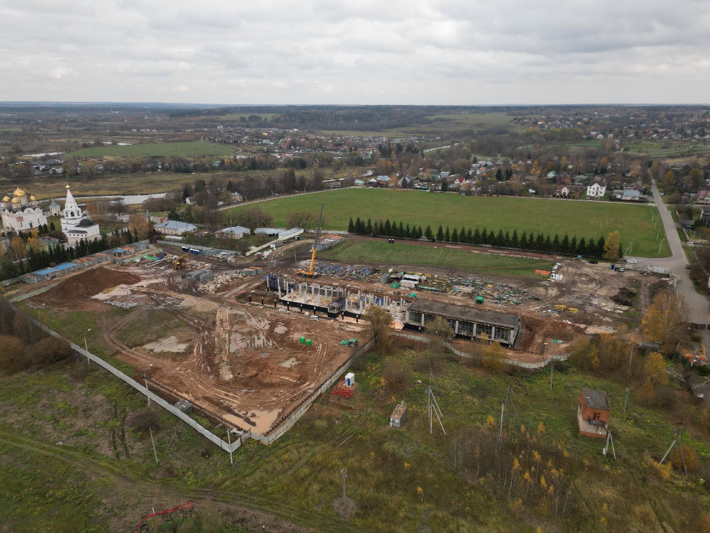 видео с коптера, стадион спартак, спорт в можайске,
