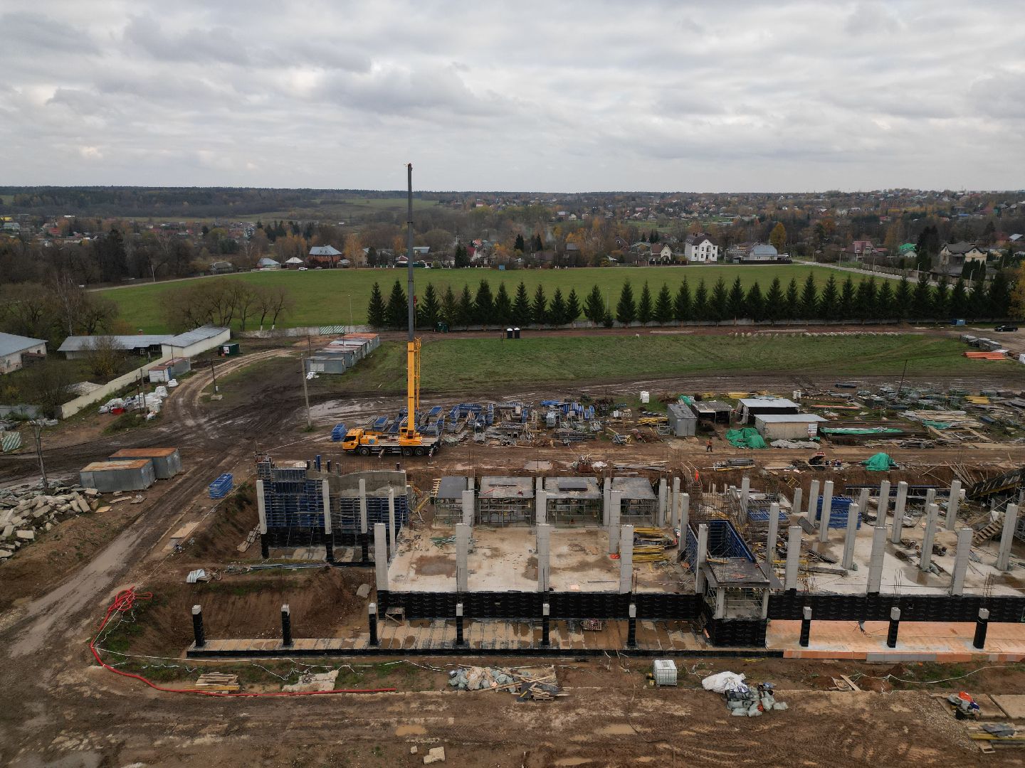 видео с коптера, стадион спартак, спорт в можайске,