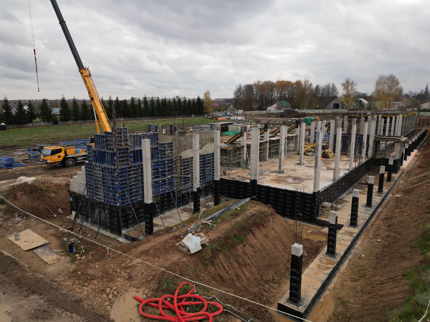 видео с коптера, стадион спартак, спорт в можайске,