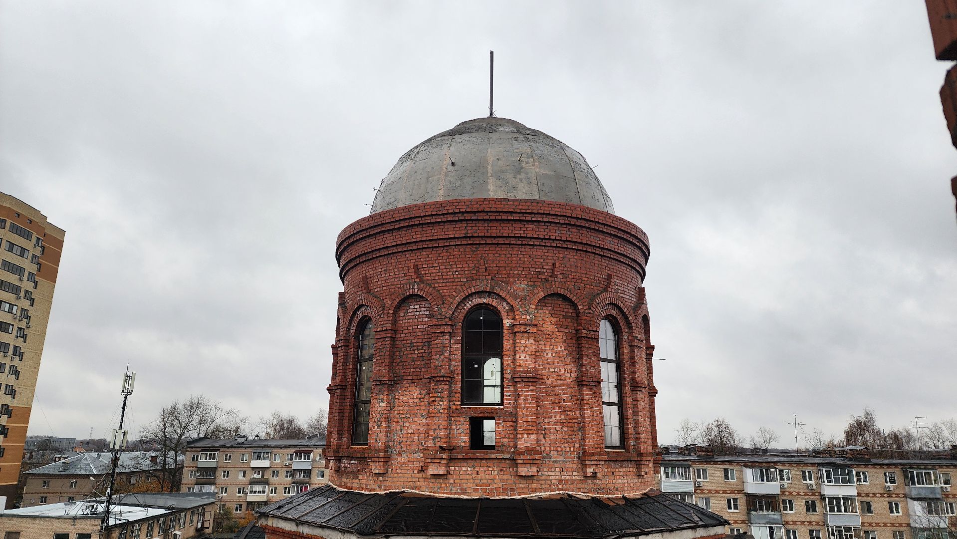 Купол храма, Церковь , Лобня, Храм в Лобне,
