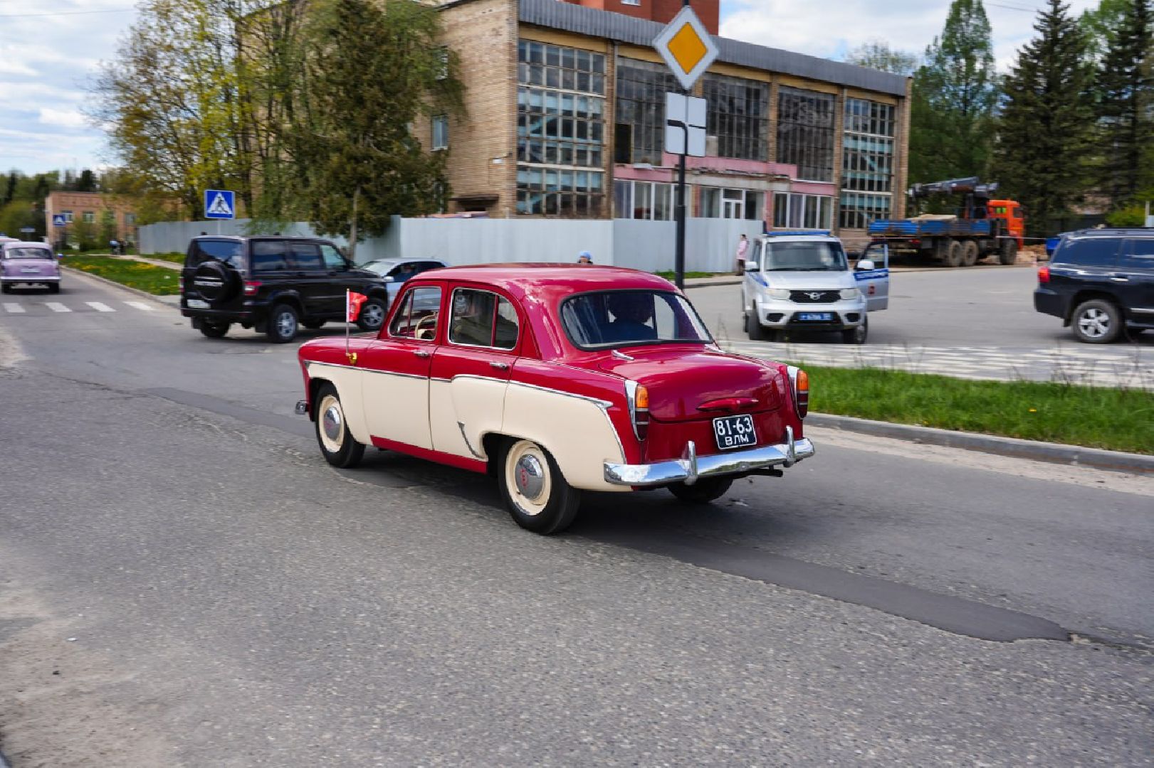 Сергиев Посад, Сергиево-Посадский городской округ, Ретроавтомобиль, Победа, День Победы, Автопробег, Ретро, 9 мая