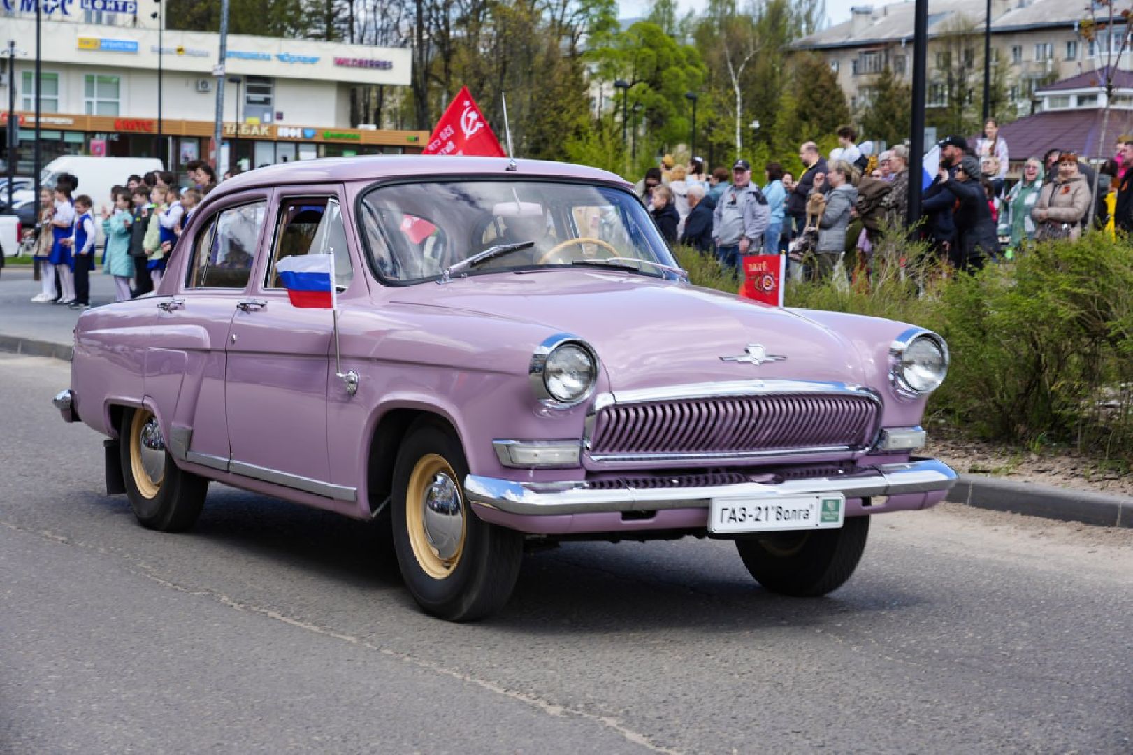 Сергиев Посад, Сергиево-Посадский городской округ, Ретроавтомобиль, Победа, День Победы, Автопробег, Ретро, 9 мая