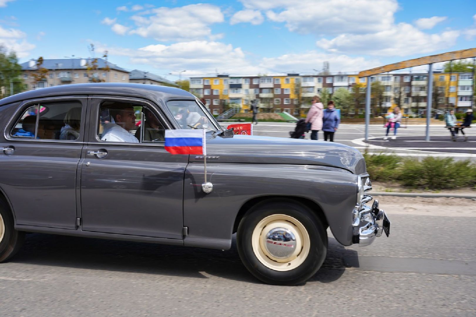 Сергиев Посад, Сергиево-Посадский городской округ, Ретроавтомобиль, Победа, День Победы, Автопробег, Ретро, 9 мая