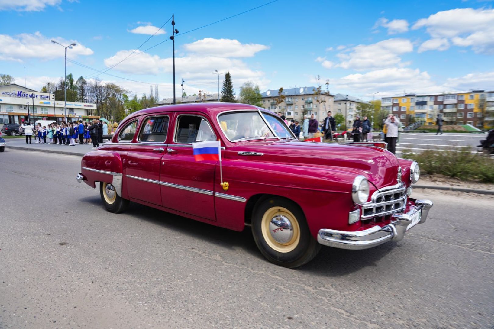 Сергиев Посад, Сергиево-Посадский городской округ, Ретроавтомобиль, Победа, День Победы, Автопробег, Ретро, 9 мая