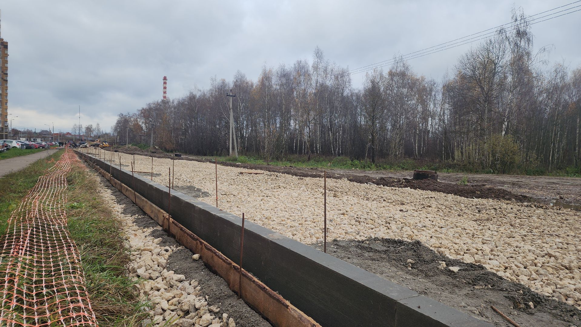 дорога, строительство дорог, лосино-петровский,