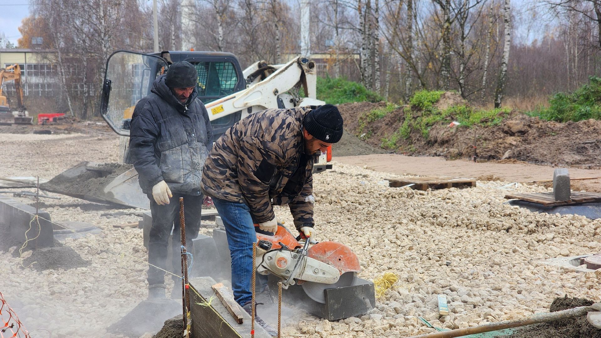 дорога, строительство дорог, лосино-петровский,
