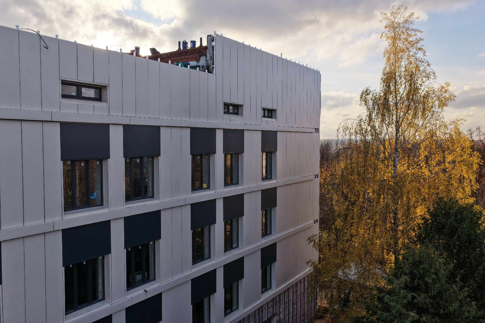 видео с коптера, больница в можайске,