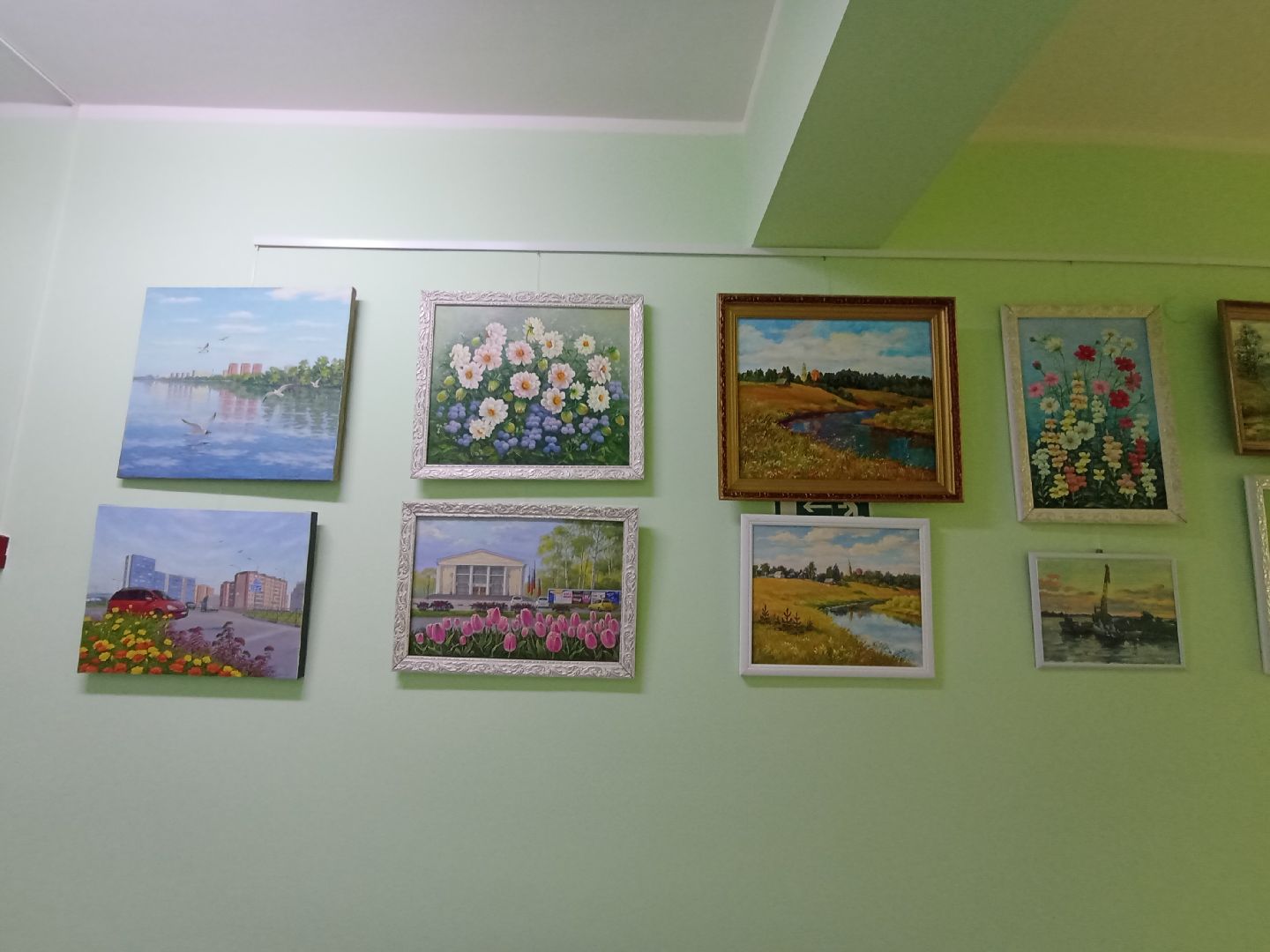 Выставка картин, стационар, ФБУЗ МСЧ №9 ФМБА России, Дубна