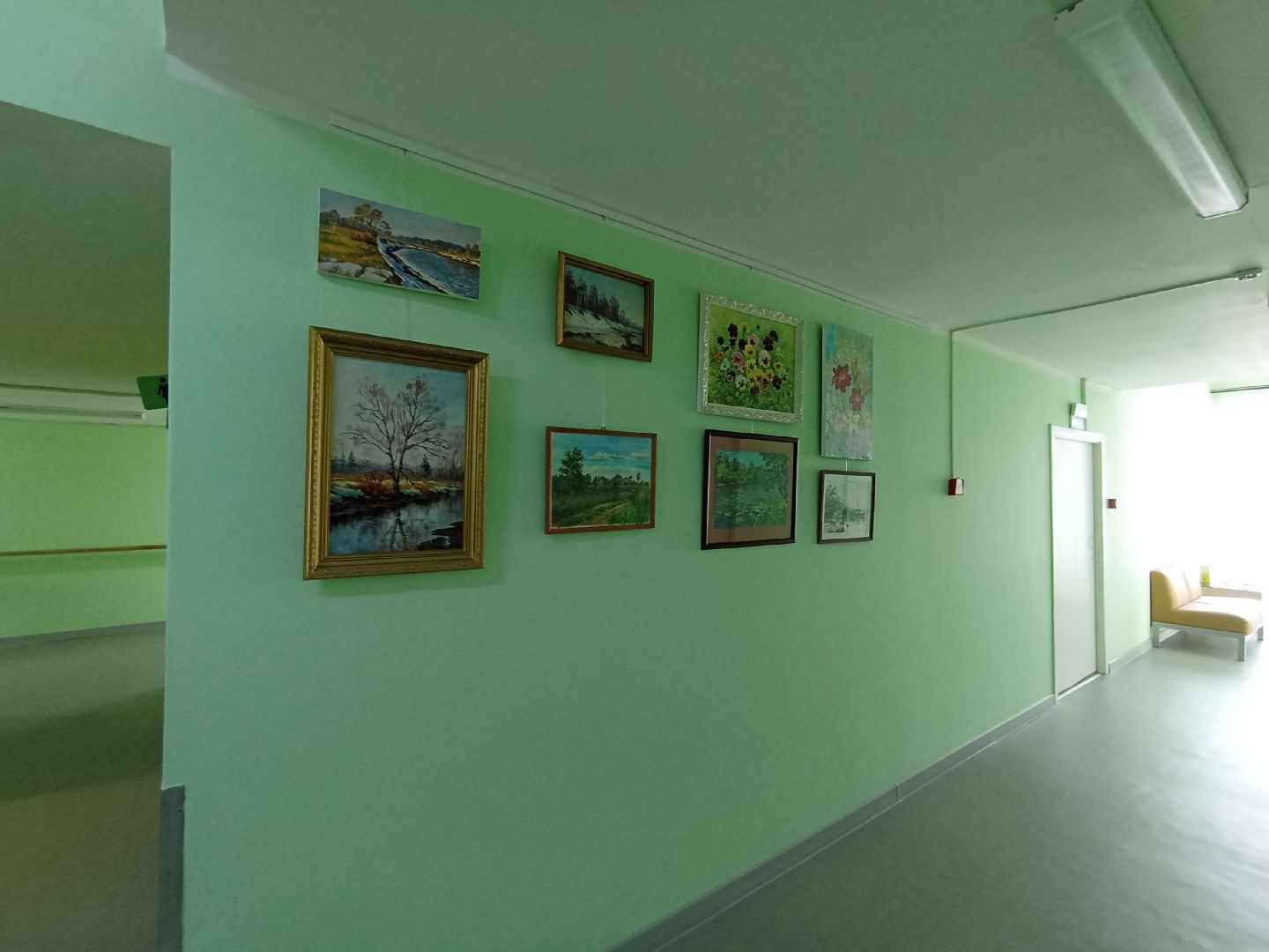 Выставка картин, стационар, ФБУЗ МСЧ №9 ФМБА России, Дубна