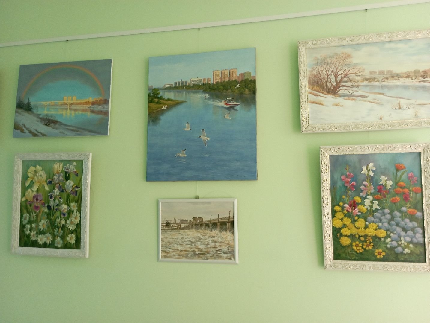 Выставка картин, стационар, ФБУЗ МСЧ №9 ФМБА России, Дубна