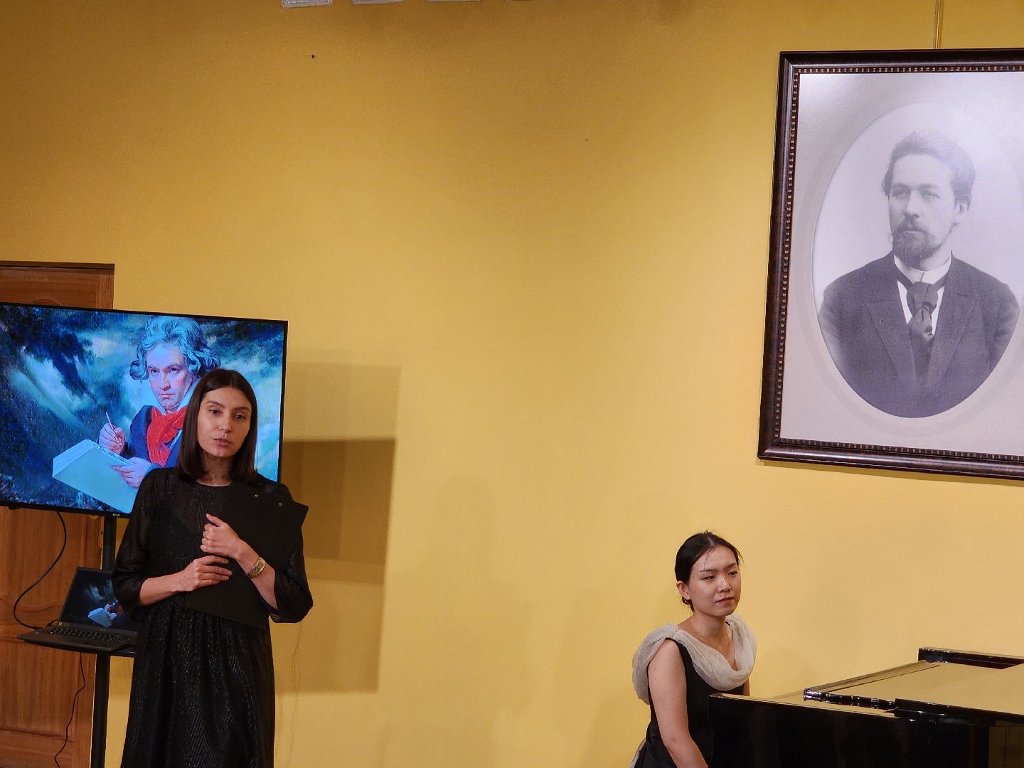 чехов, село мелихово, музей-заповедник, всероссийская акция, концерт, китайская пианистка, цзыцин цзэн, произведения бетховена, виртуозное исполнение, музыкальная программа, мастер-классы, живопись, скульптура, лекции, экскурсии,дуэт, скрипач георгий ибатулин, педагог наталья яшина,акция ночь искусств, министерство культуры и туризма подмосковья,