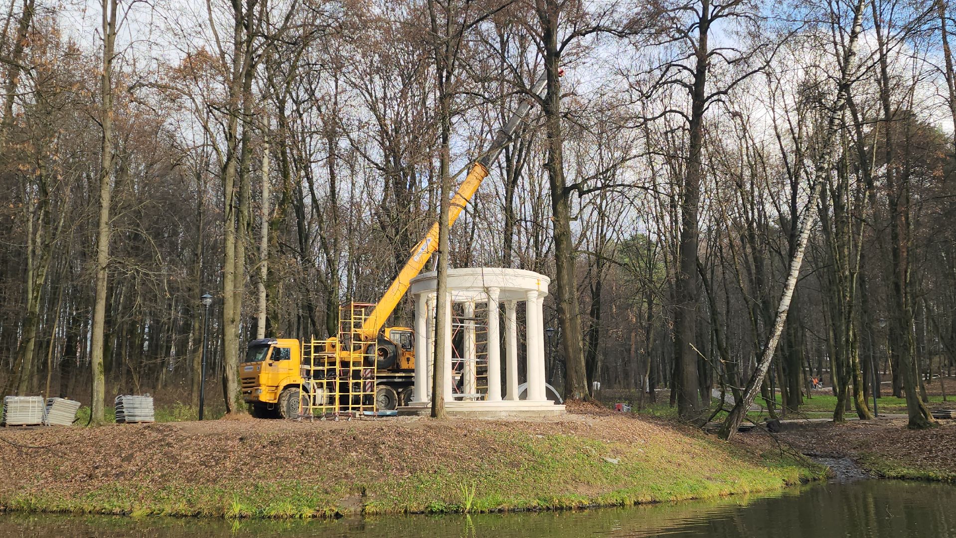 ротонда, красногорск, городской парк,