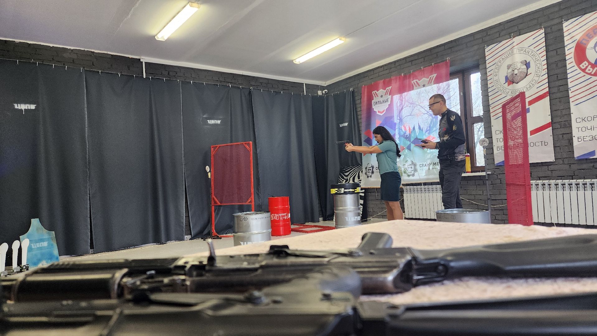 сотрудники таможни, таможня, подмосковье , домодедово, турнир по стрельбе, винтовка, пистолет, макет,