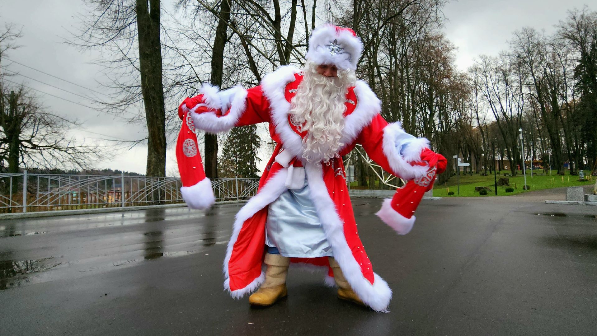 руза, парк городок, день рождения деда мороза,культура,