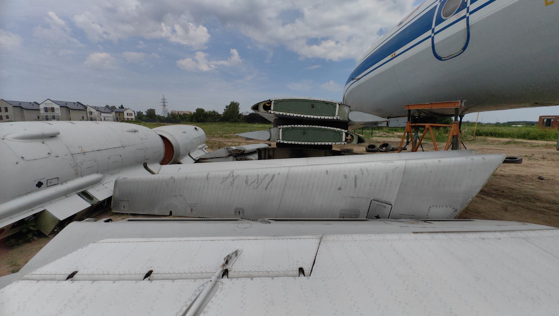 самолет, модель, кафе, поселок, комплекс, воздушное судно,