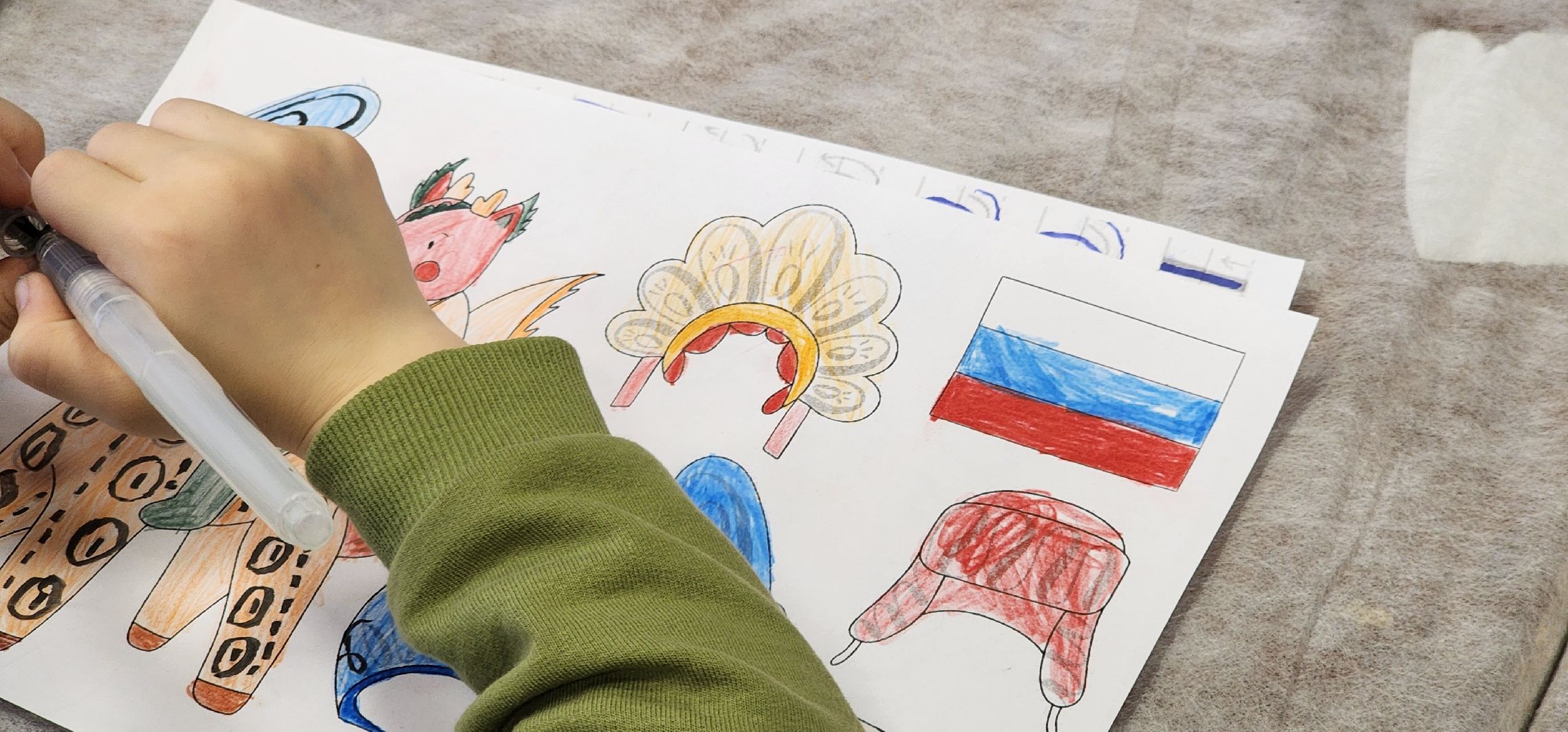 долгопрудный, дк вперед, центр русской культуры, русская калиграфия, роспись русского севера, день народно единства, мастер-класс, дети,