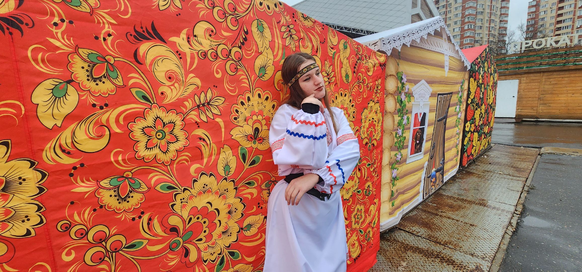 долгопрудный, 4 ноября, день народно единства, центральный парк, мастер-класс, матрешка, песня небо славян, русский рок,