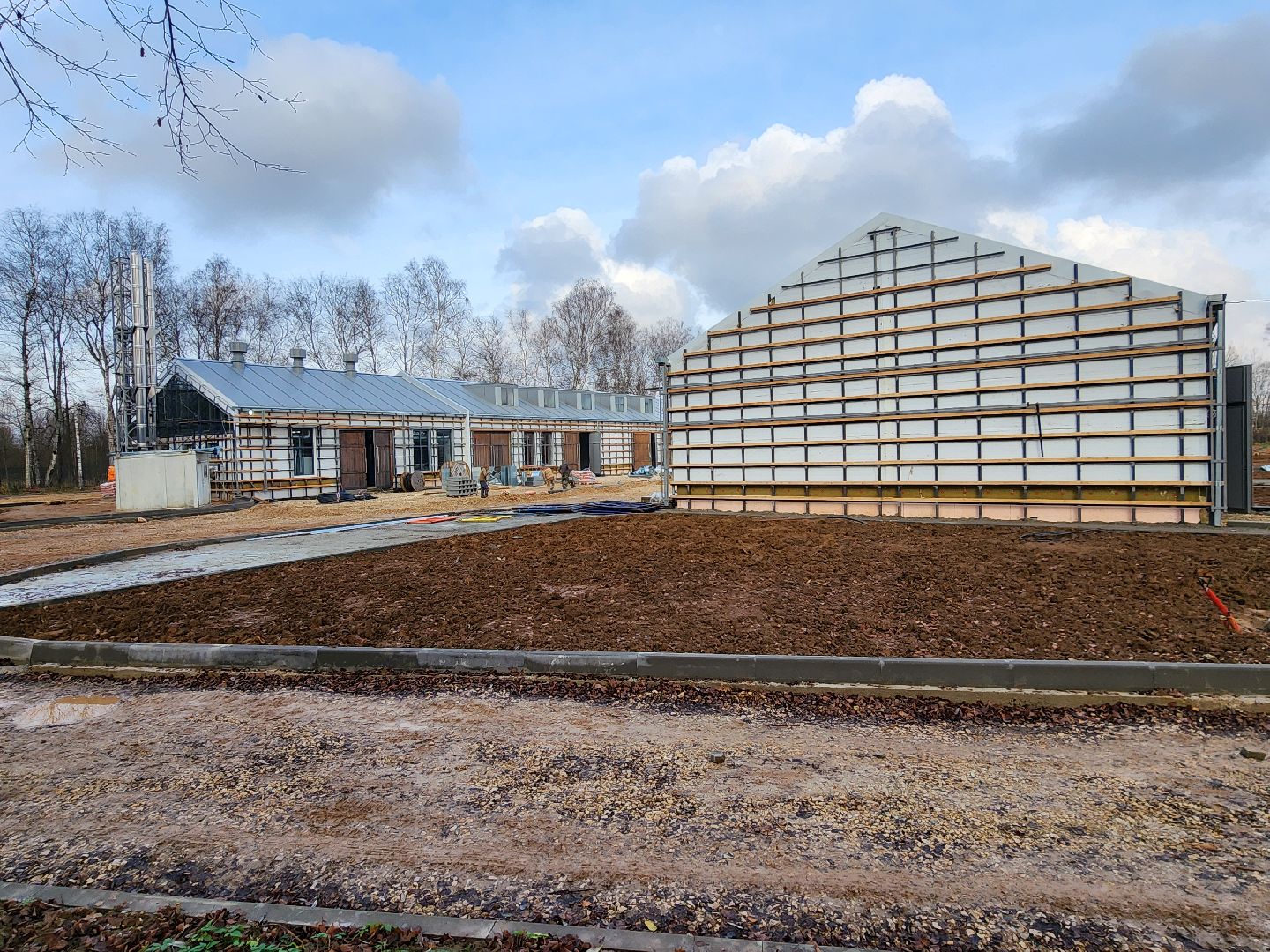 чехов,село мелихово, инженерно-технический корпус, строительство , реконструкция , обустройство автостоянки, парковка, объездная дорога, проезды и проходы, подготовка основы, асфальтирование, спецтехника,поручение губернатора подмосковья,