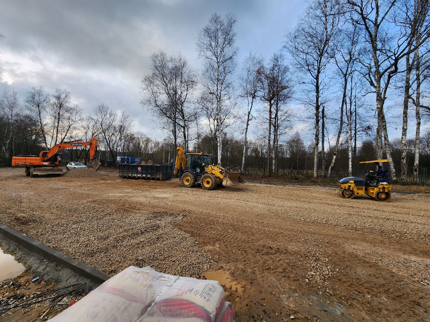 чехов,село мелихово, инженерно-технический корпус, строительство , реконструкция , обустройство автостоянки, парковка, объездная дорога, проезды и проходы, подготовка основы, асфальтирование, спецтехника,поручение губернатора подмосковья,