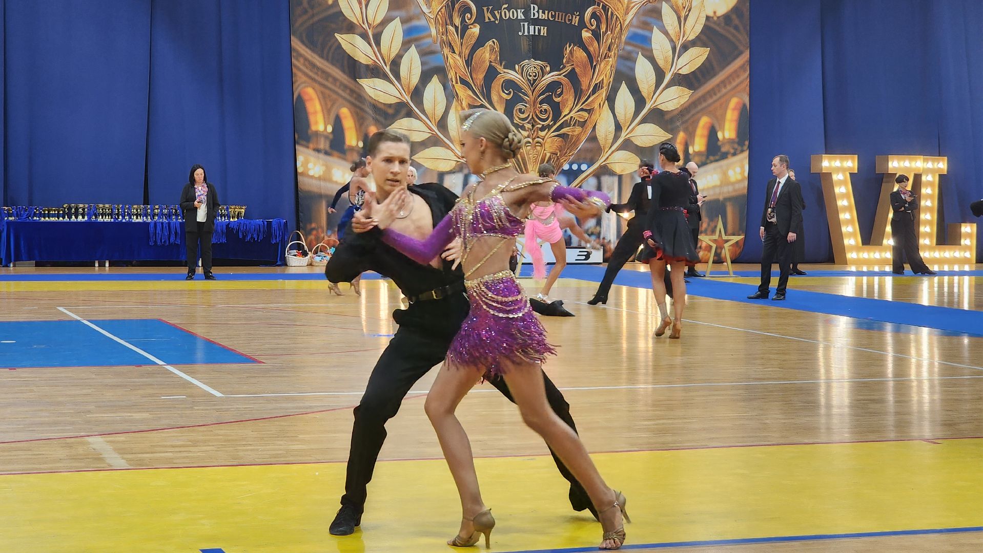 Танцы, Лобня, Дворец спорта,Соревнования по танцевальному спорту, Кубок высшей лиги по танцевальному спорту,