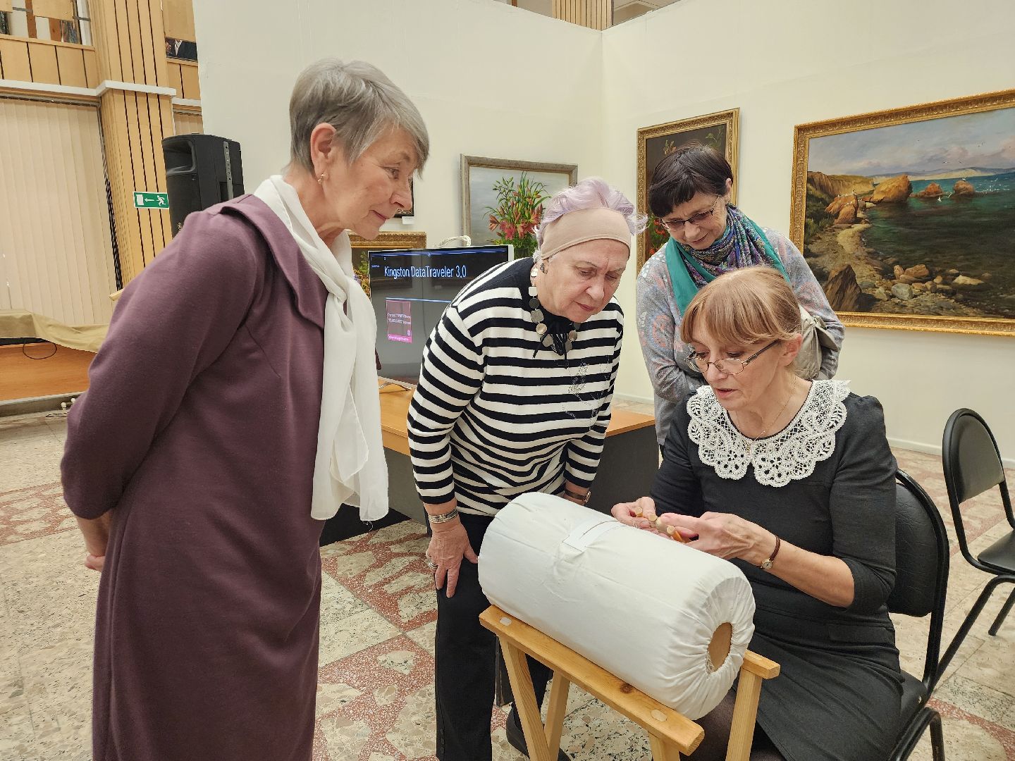 подольск, ночь искусств, музей подолье, выставочный зал,