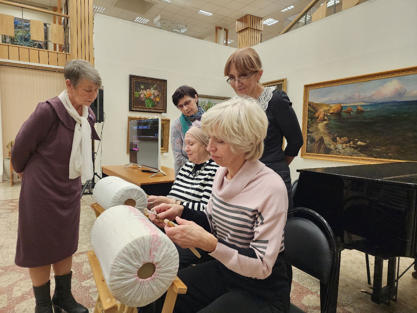 подольск, ночь искусств, музей подолье, выставочный зал,