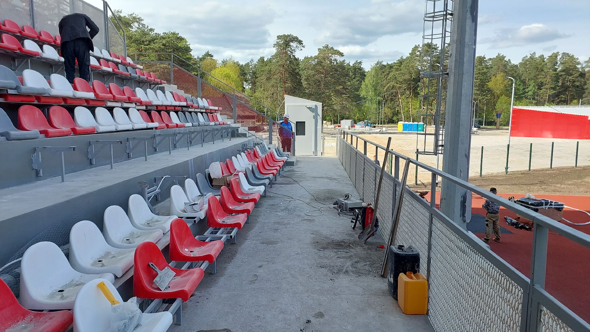 стадион, спорт, стадиона спартак, серпухов, трибуны, строительство,