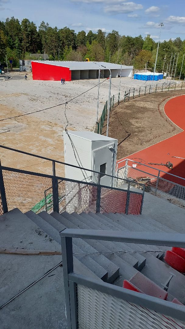 стадион, спорт, стадиона спартак, серпухов, трибуны, строительство,