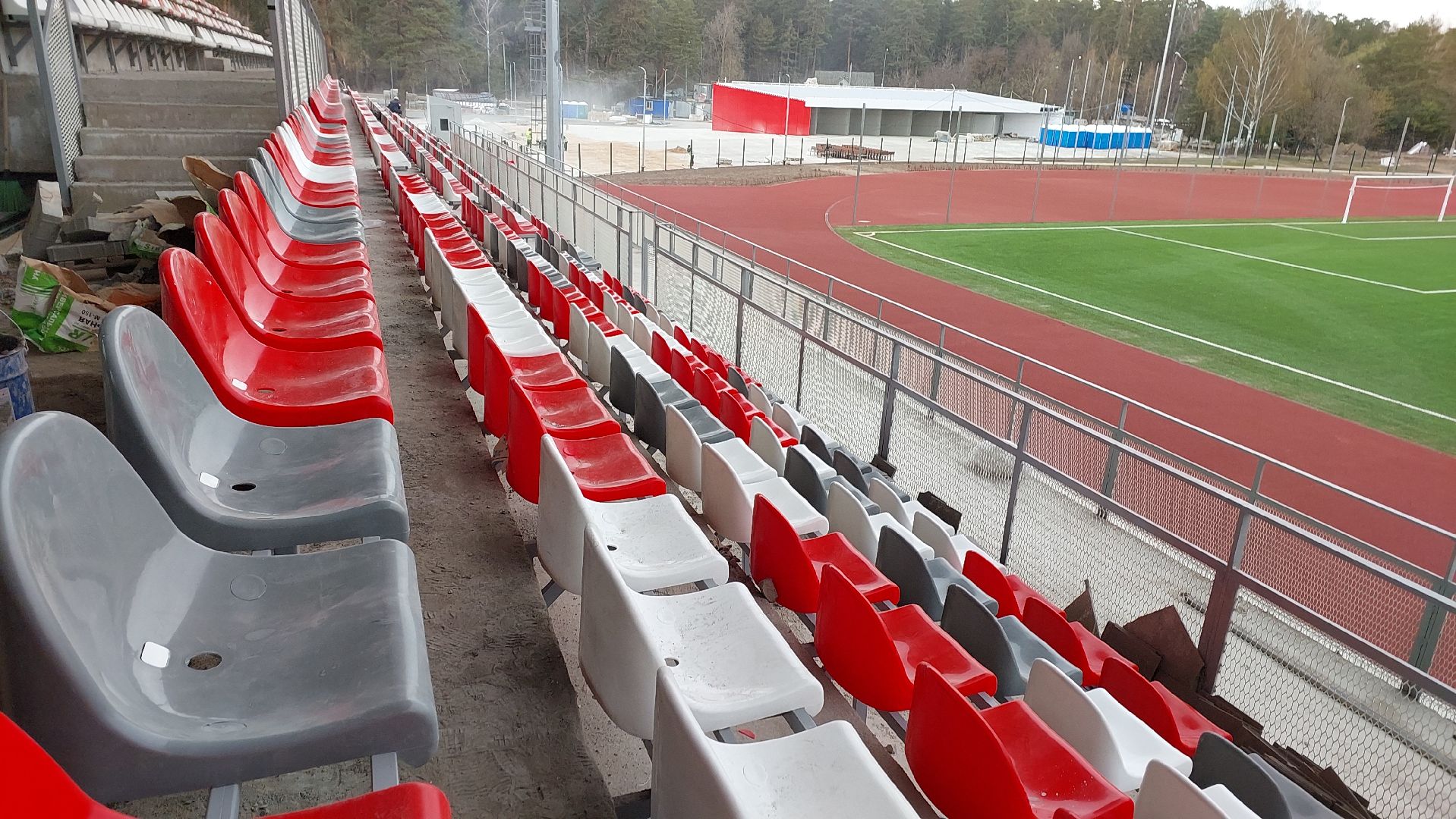 стадион, спорт, стадиона спартак, серпухов, трибуны, строительство,