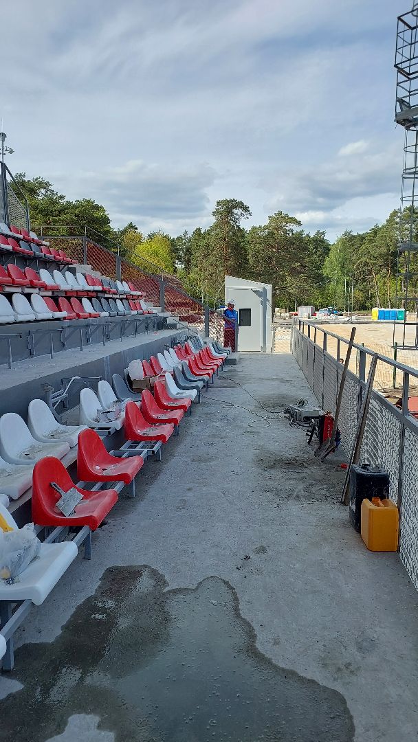 стадион, спорт, стадиона спартак, серпухов, трибуны, строительство,