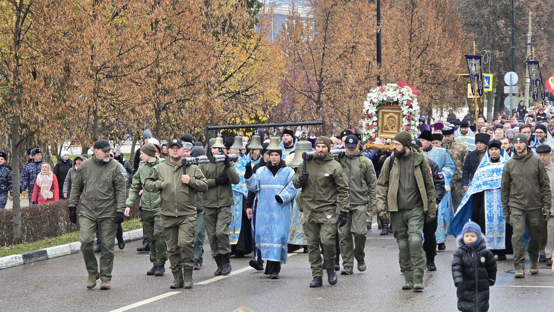Коломна, день народного единства, казанская икона божией матери, крестный ход,