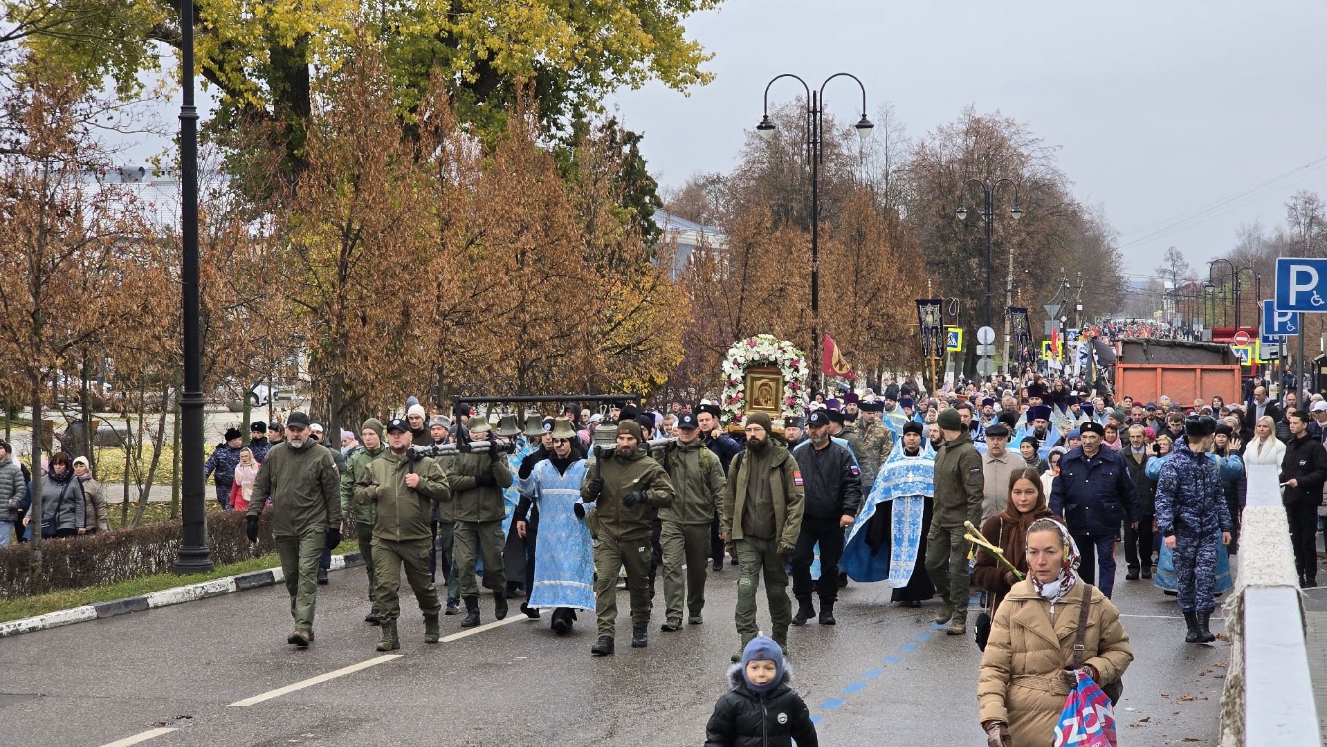 Коломна, день народного единства, казанская икона божией матери, крестный ход,
