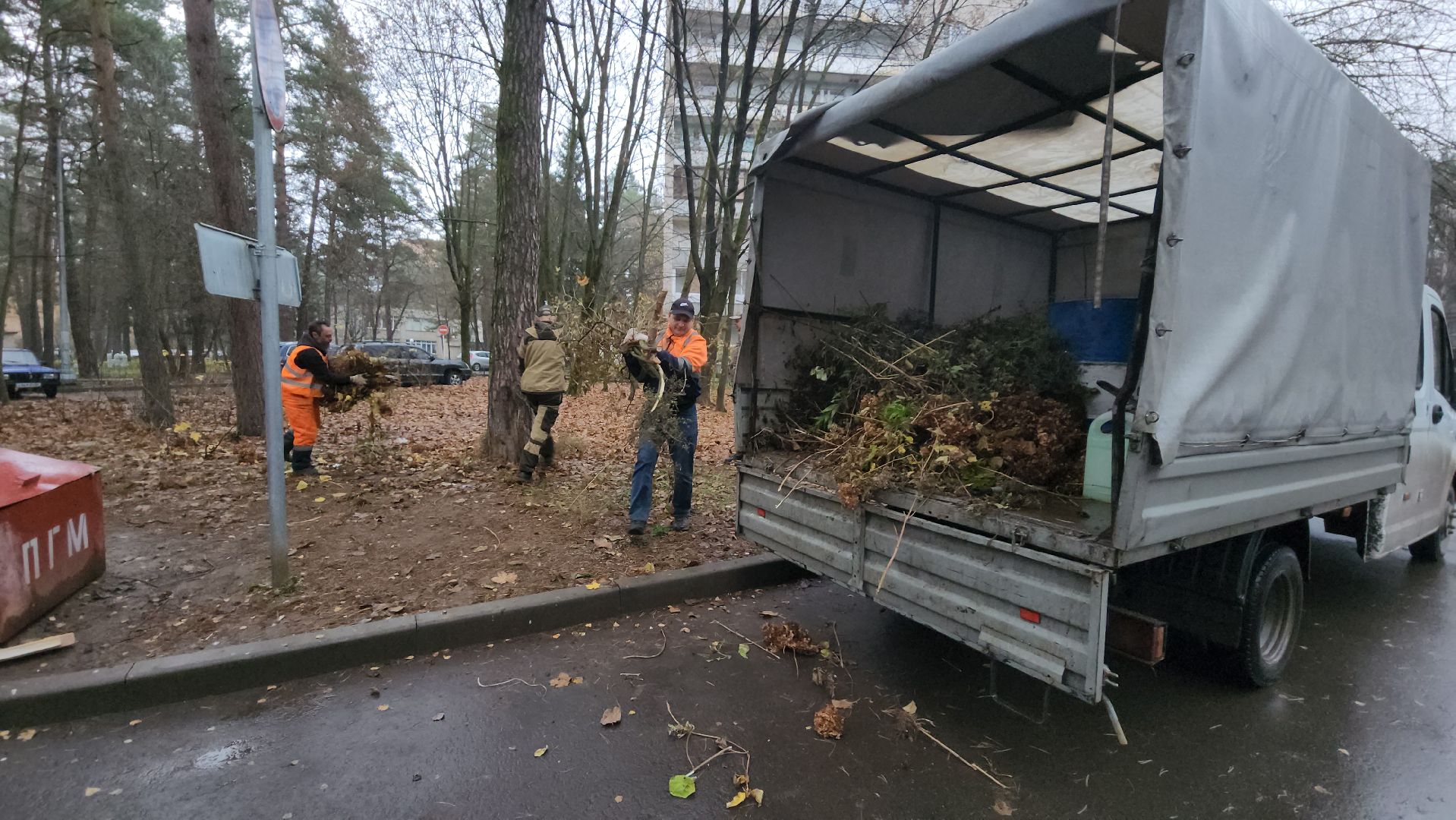 комбинат благоустройства, протвино, уборка территории,