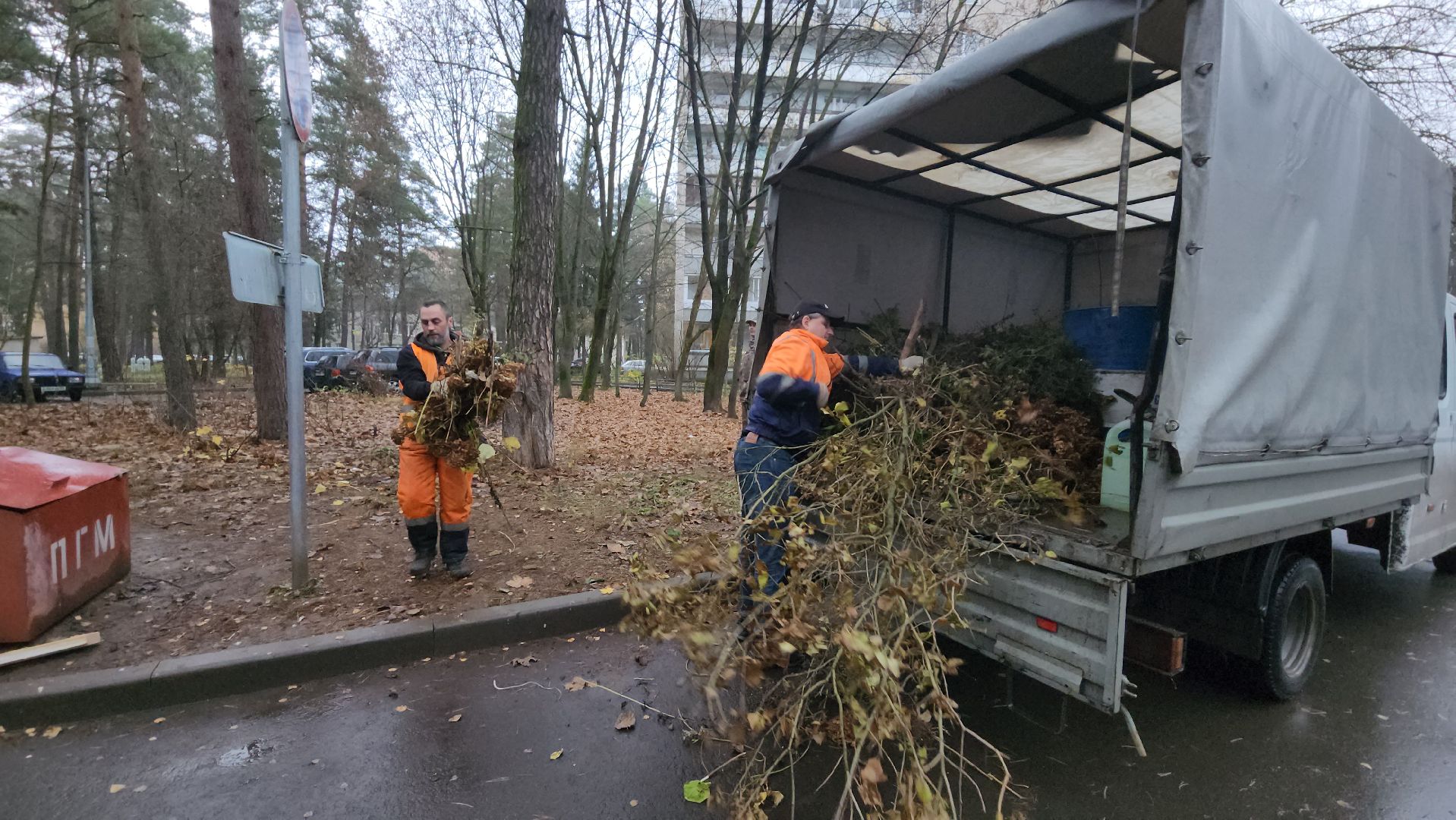 комбинат благоустройства, протвино, уборка территории,