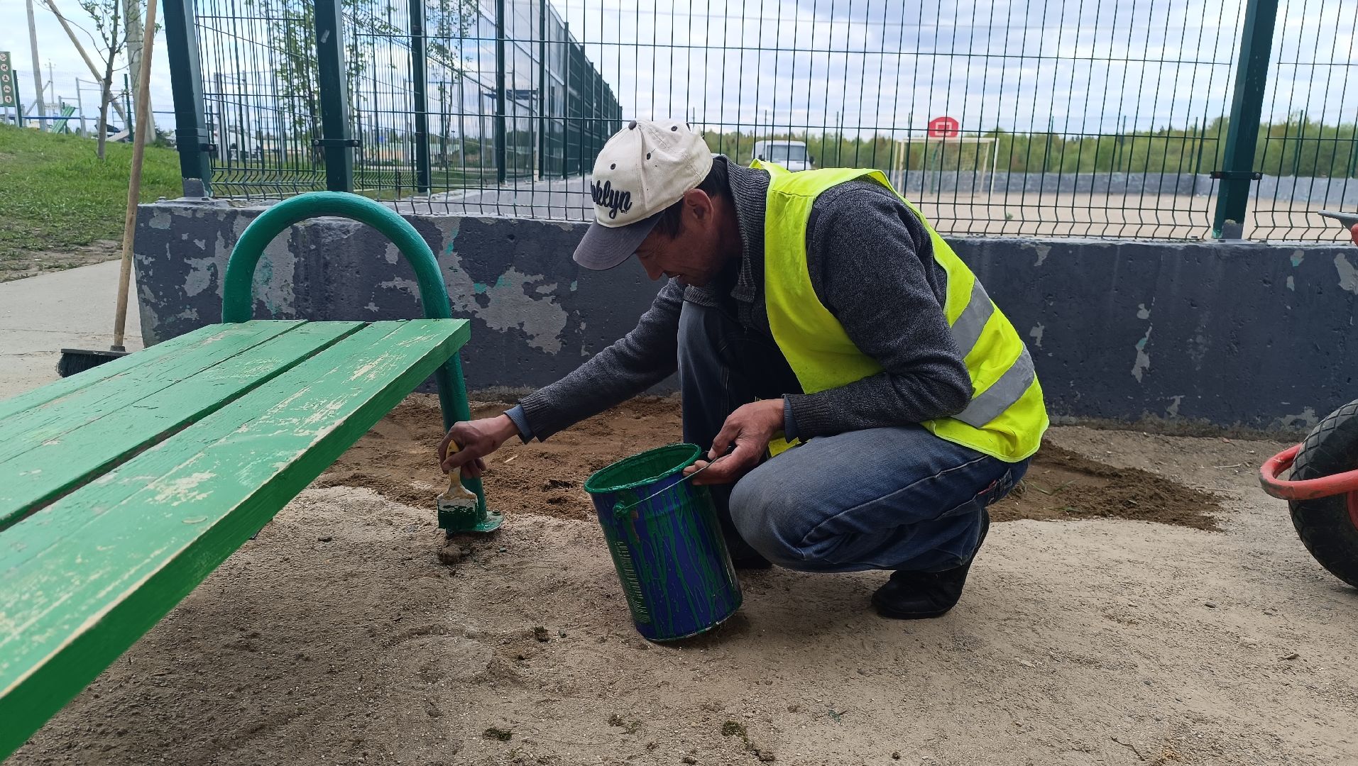 Лобня, лавочки, благоустройство