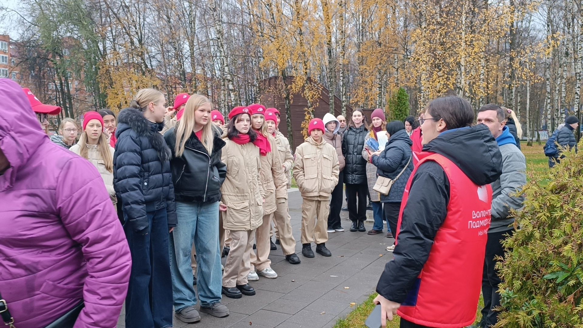 волонтеры подмосковья, лобня, парк,