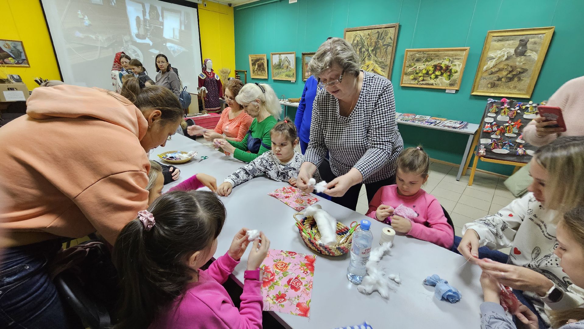 долгопрудный, ночь в музее, долгопрудненский историко-художественный музей,отдарок на подарок, тряпичная кукла, дети, мастер-класс, традиции, история ,