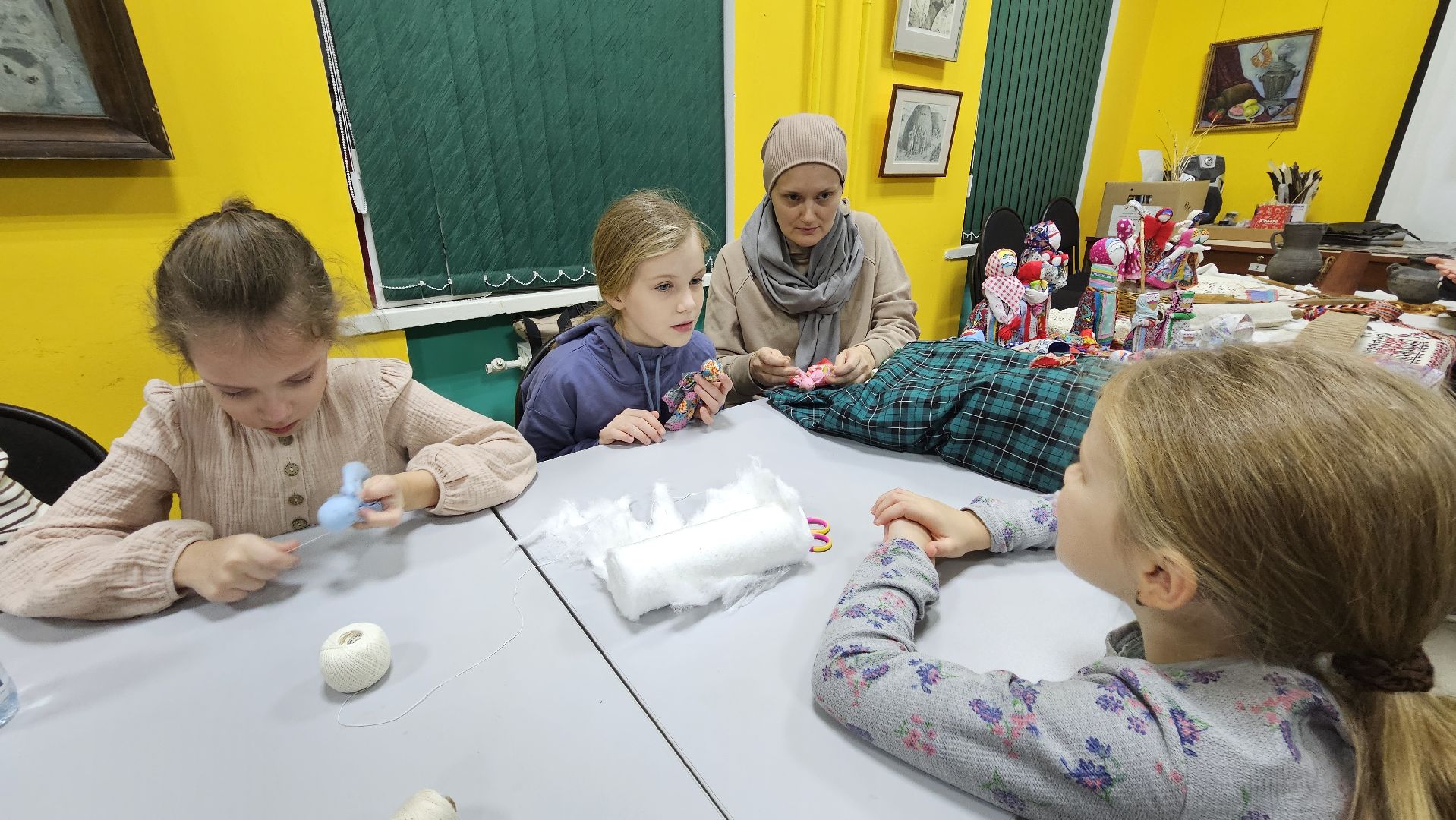 долгопрудный, ночь в музее, долгопрудненский историко-художественный музей,отдарок на подарок, тряпичная кукла, дети, мастер-класс, традиции, история ,