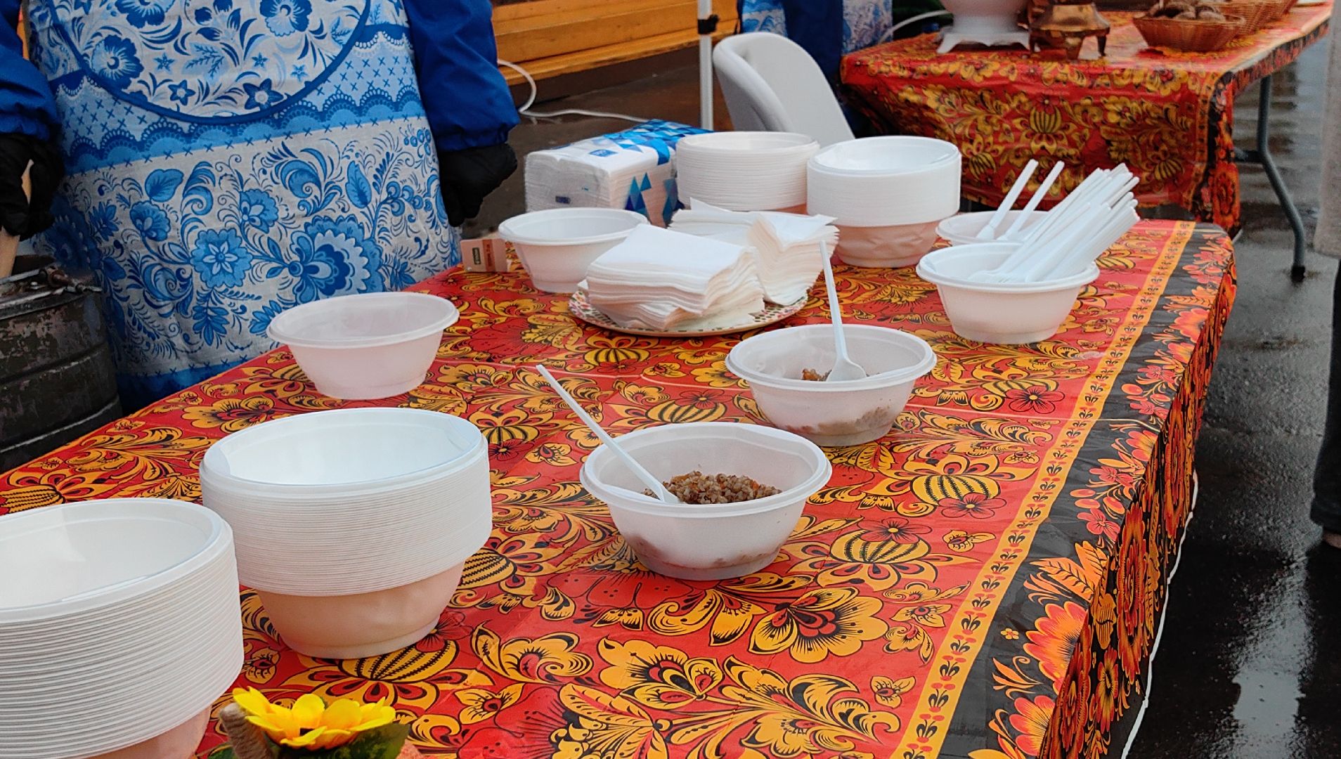 кокошник, кухня, яства, праздник, чай, баранки,