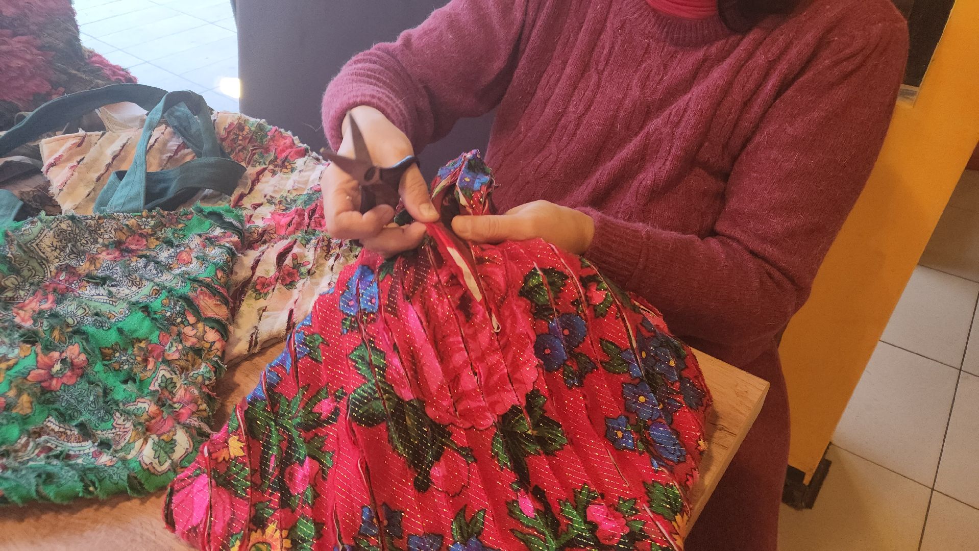 народные промыслы, мастера, орехово-зуево, Павловопосадские платки,