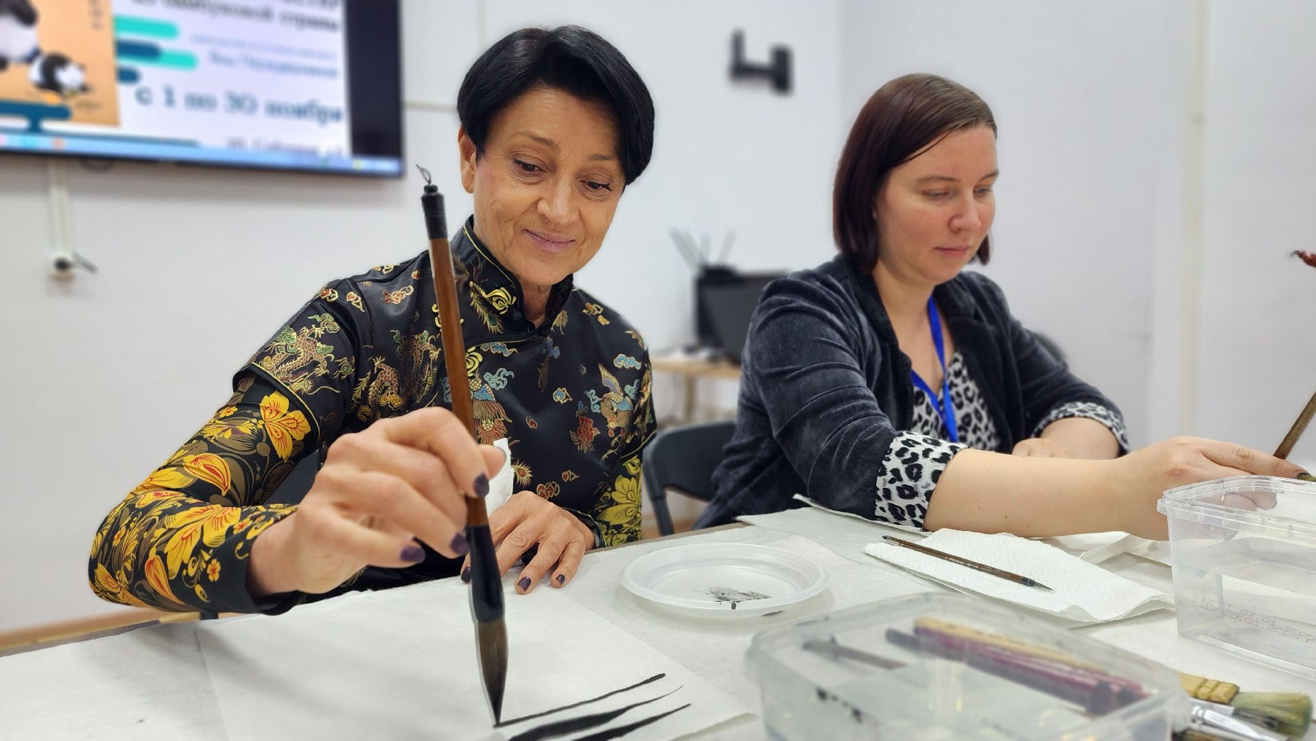 волоколамск, выставка картин, передернина, гохуа,