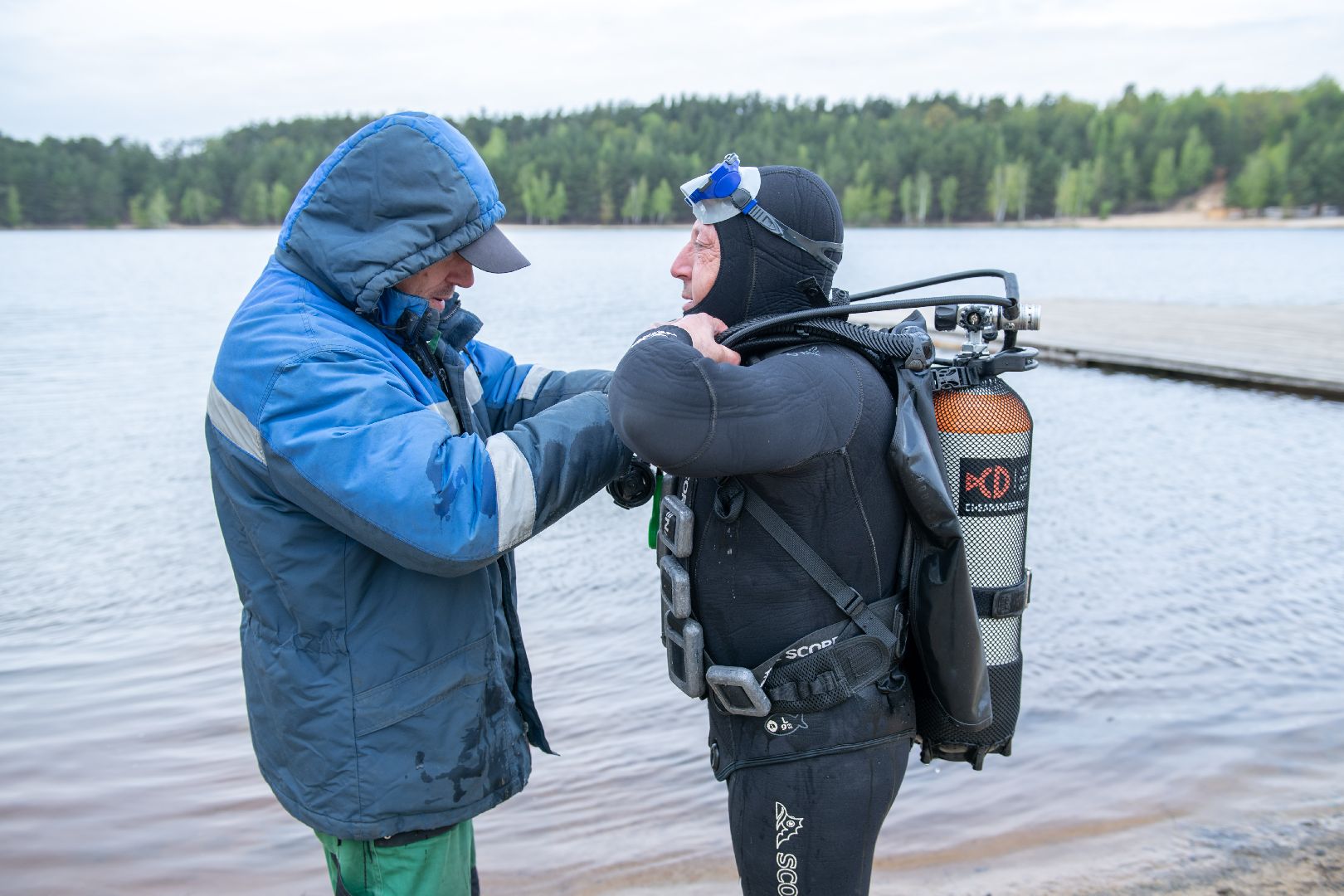 лыткарино, водолазы, работы