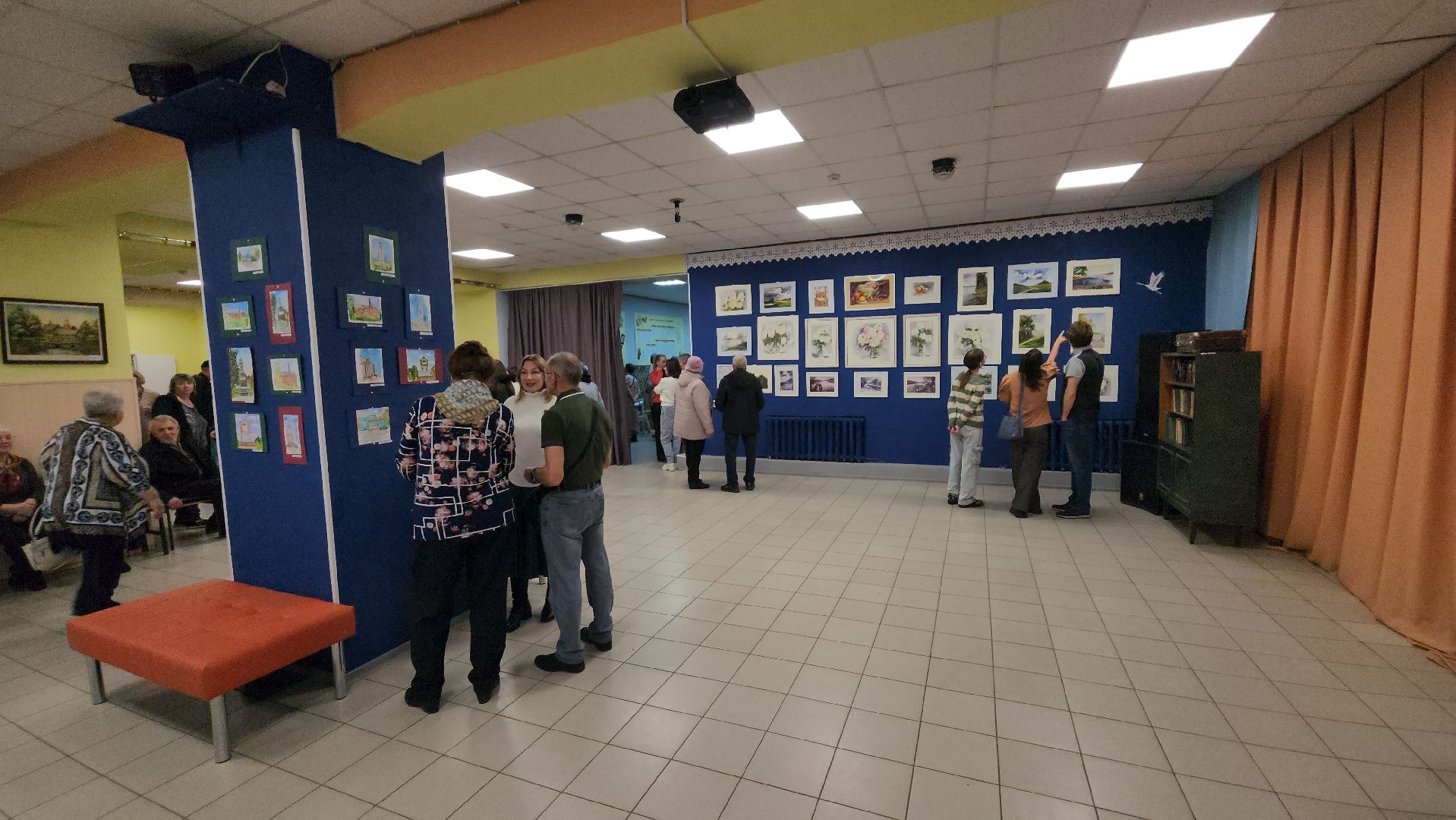 серпухов, поселок пролетарский, выставка картин в дк лира,