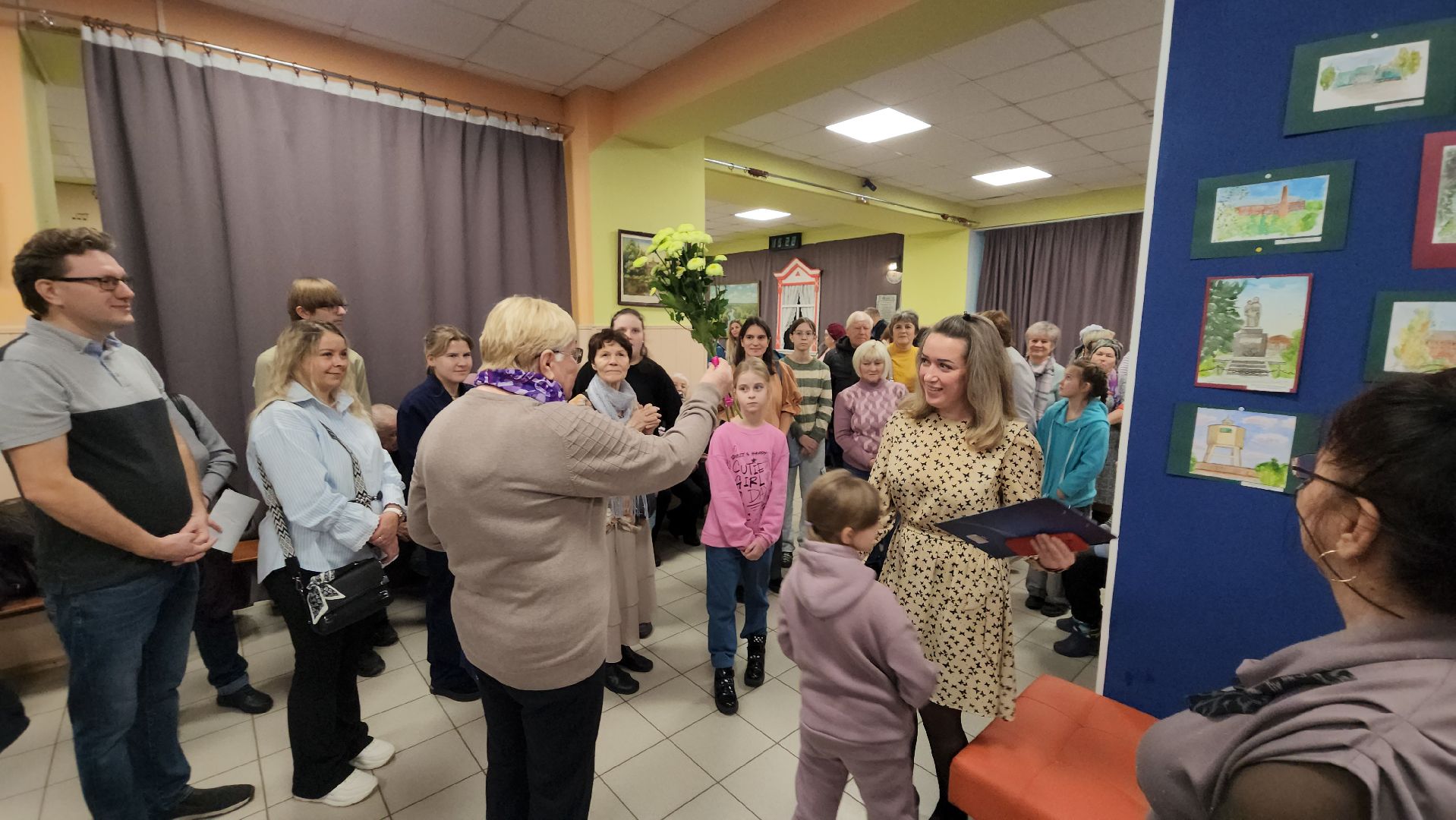 серпухов, поселок пролетарский, выставка картин в дк лира,